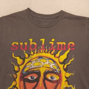 Sublime Band Short Sleeve Crew Neck Graphic Shirt Mens Size Small S Gray